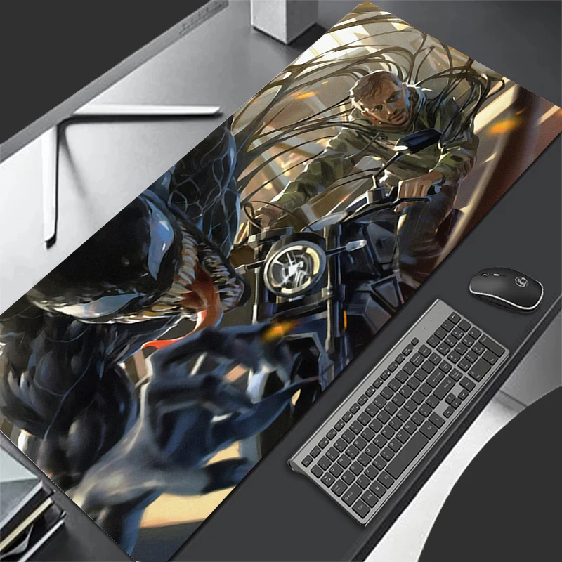 

Игровой коврик для мыши Venom HD, аксессуары для игрового стола 900x400, игровые коврики, большой Домашний Настольный коврик, ковер для ноутбука, крутой мягкий компьютерный офис