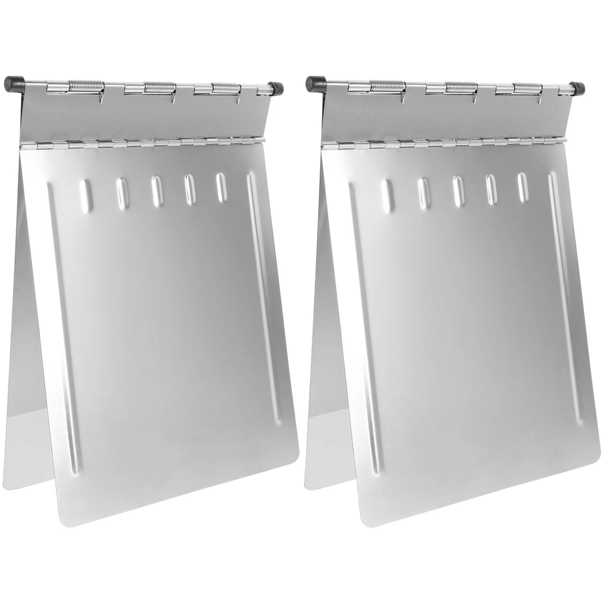 

2 Pack Stainless Steel Medical Record Folder Nurse Documents File Clipboard Nursing Hospital 430 Office Supplies