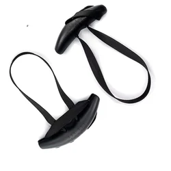 Heavy-Duty Rubber Grip Pull-Up Handles for Multifunctional Gym Workouts (1 Pair)
