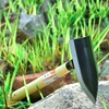 Small triangular hoe garden tool archaeological excavation with shovel tool weeding planting flowers and vegetables 4