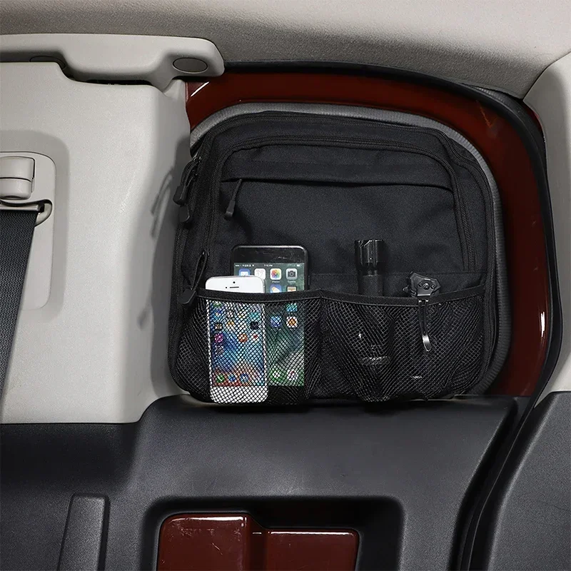 

Для Toyota FJ Cruiser 2007-2021, оксфордская ткань, черная сумка для хранения задних дверей и окон автомобиля, органайзер для инструментов, автомобильные аксессуары