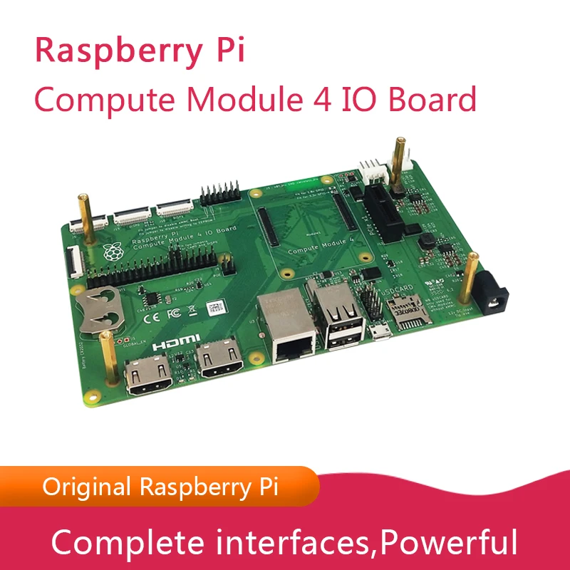 

Официальный компьютерный модуль CM4IO Raspberry Pi 4 плата ввода-вывода, для всех RPI CM4 дополнительный металлический или акриловый чехол