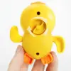 Mini cute Yellow Duck bath toy, children's pool water toy, birthday gift, waterproof windup toy 6