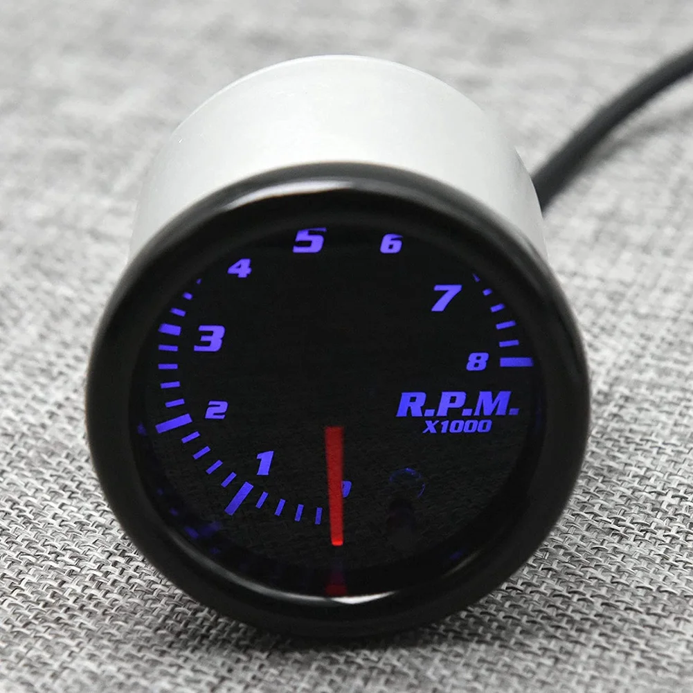  ڵ Ÿڹ  跮, 7   Ÿڹ 跮, 0-8000 RPM LED Ÿ , 12V, 2 ġ, 52mm