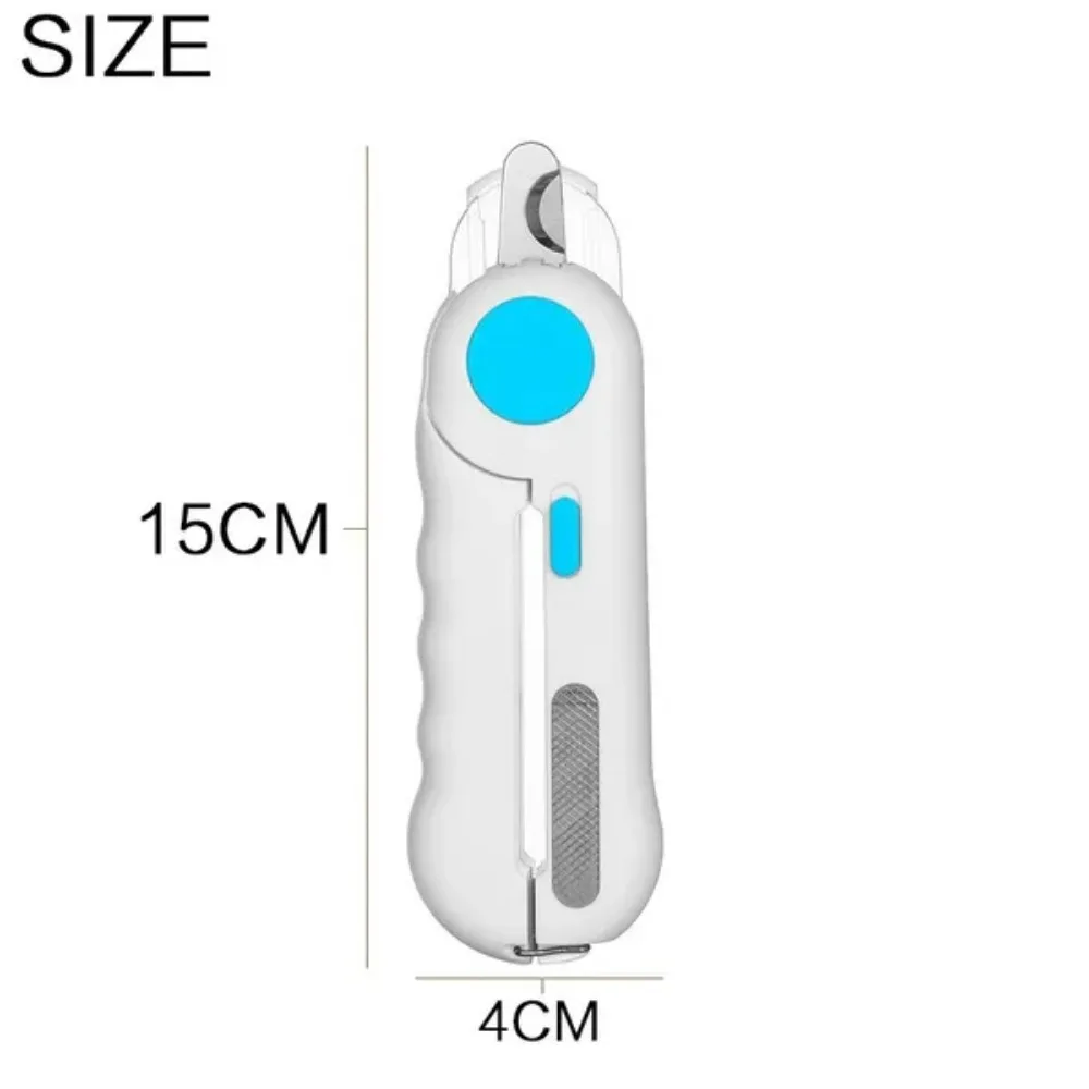 Pet Nail Clipper Dog Cat Pet Animals Nail Clippers Cutter Grooming LED Light Claw Toe Scissors Supplies Accessories