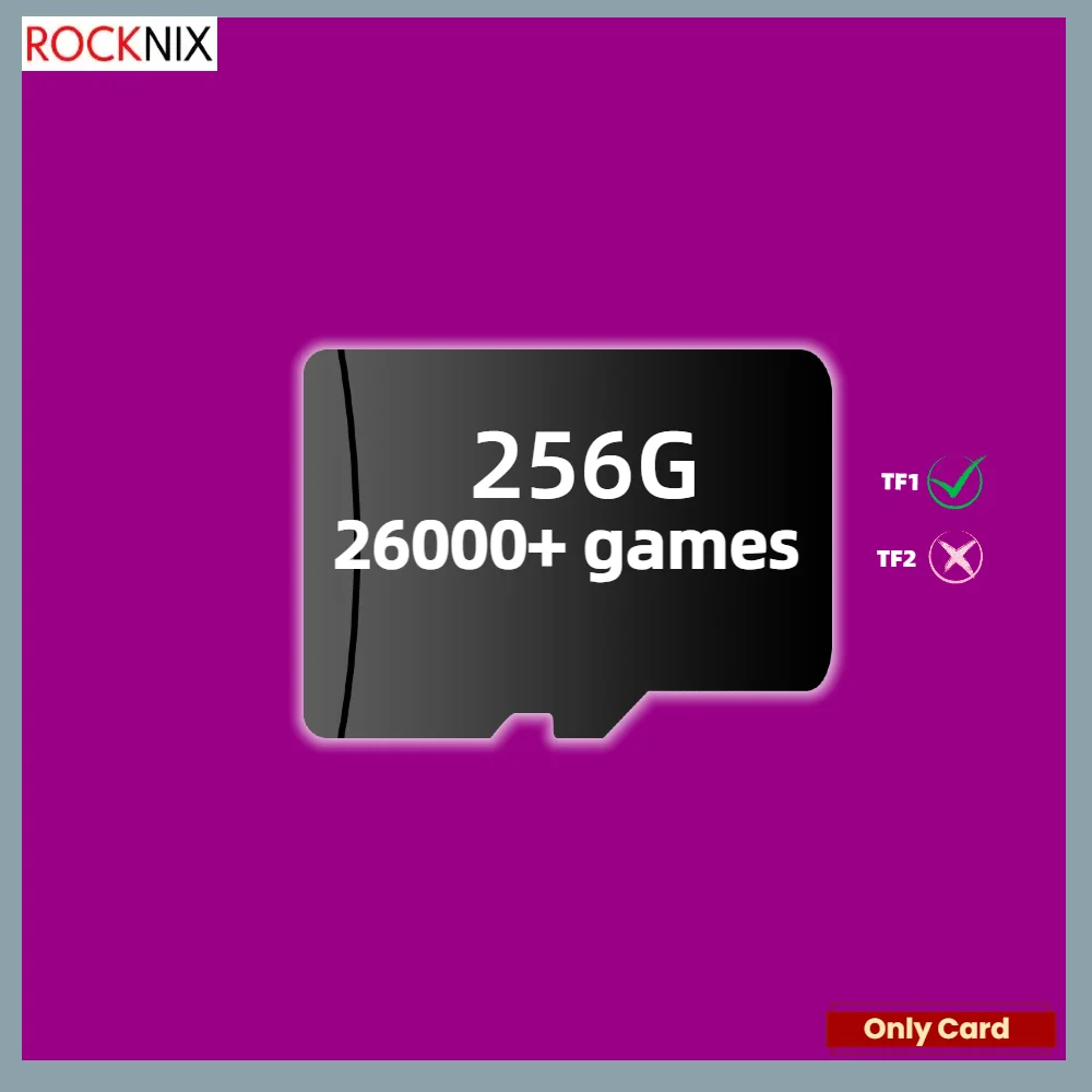 TF Game Card Memory SD 512G 256G for XU10 Classic Retro PSP PS1 Games MAGICX Portable Handheld Console ROCKNIX SYSTEM
