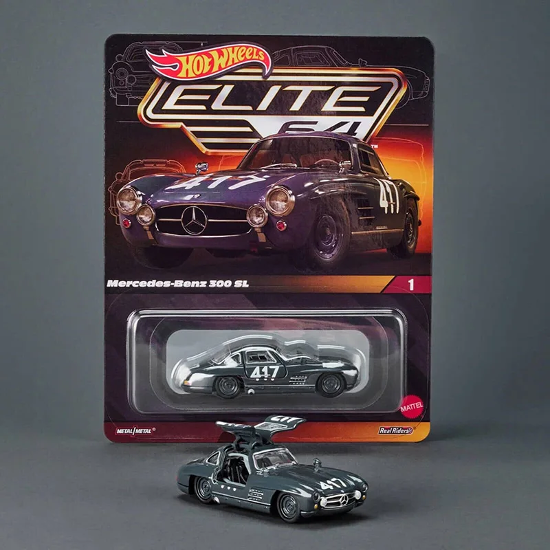 Hot Wheels Collectors Elite Series 64 Mercedes-Benz 300 Sl 417 1:64 Scala Die Cast Modello Di Auto Giocattolo