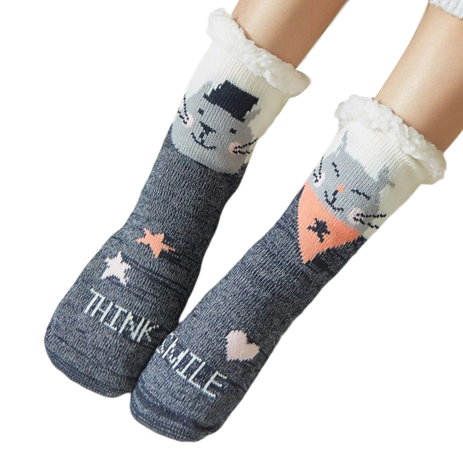 

Women Fuzzy Slipper Socks Skin-friendly without Fading Autumn And Winter Models