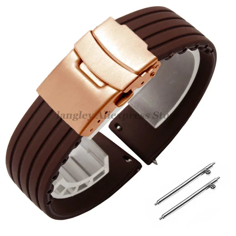 Versatile Quick Release Silicone Watchband - Multiple Sizes with Rubber Straps