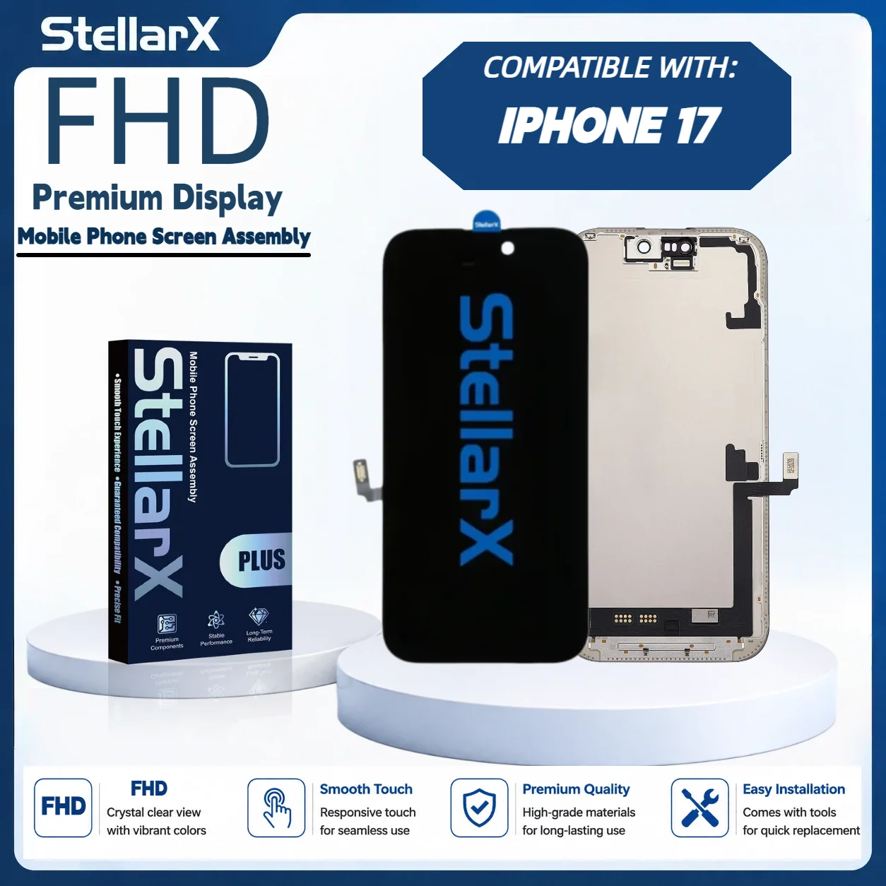 StellarX FHD High Color Gamut Screen Replacement Display