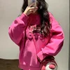 Disney Lotso Sweatshirts Y2K Cartoon Fashion Woman's Casual Printed Hooded Sweatshirt Autumn Winter Warm Loose Outdoor Tops Gift 4
