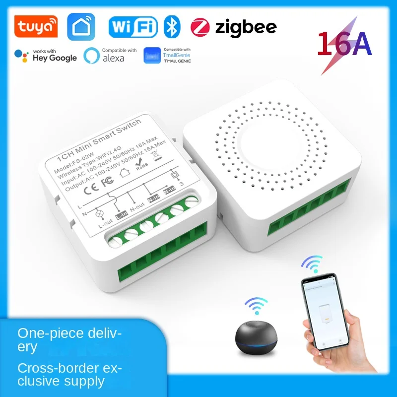 thumbnail image 1 of Doodle Smart Home Switch Box, Control por Voz, Control por App, Control Remoto, Compatible con Google y Amazon, 1 of 4