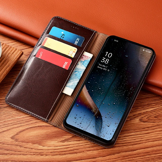 

Luxury Genuine Leather Wallet Case For Samsung Galaxy S20 S21 FE S22 S8 S9 S10 S10E S6 S7 Plus Magnetic Flip Kickstand Cover