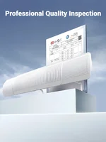 Déflecteur de vent réglable et extensible sans perçage pour climatiseur, anti-courant direct, avec protection anti-poussière pour climatiseur domestique 3