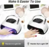 220W UV LED Nail Lamp for Nails Fast Curing Dryer Light Automatic Sensor UV Drying Lamp Gel Polish Professional Art Tools 6