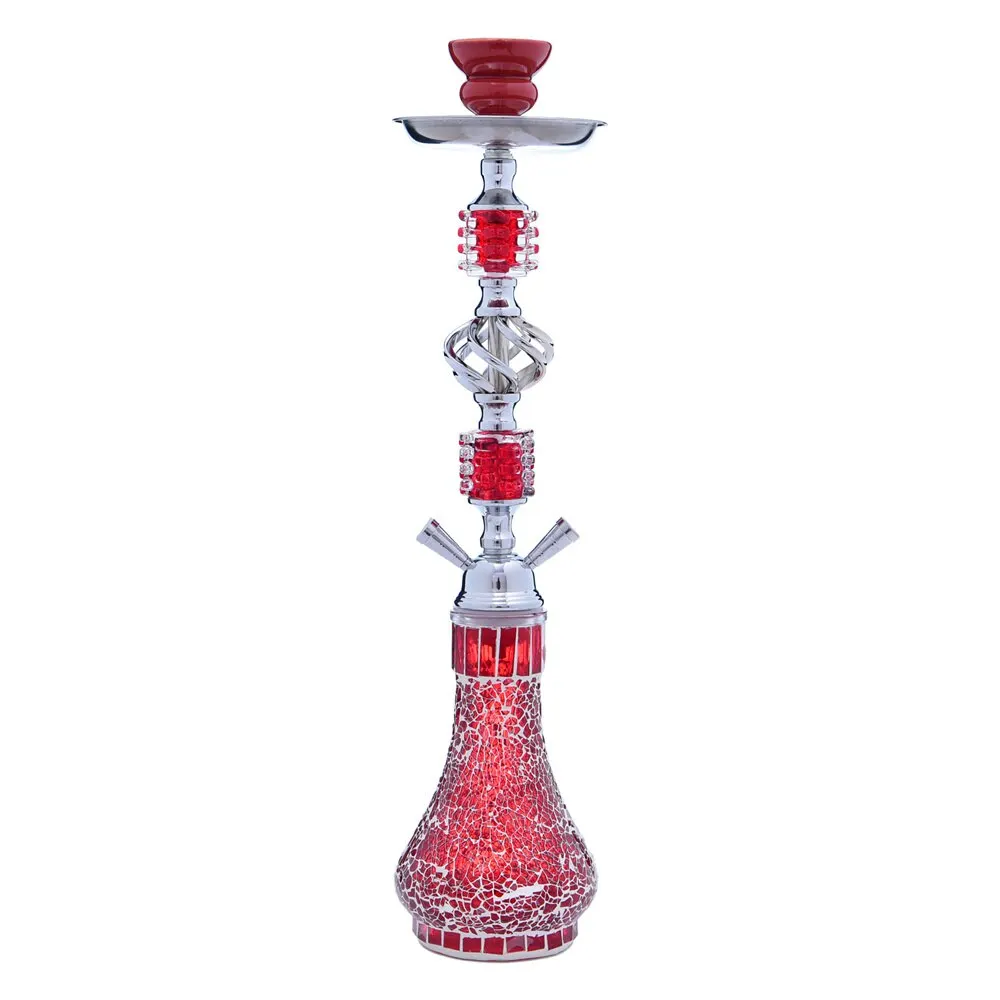 Glass Shisha Set Hookah Pot Conventional Hookah with Hose Glass Base Flask Shisha Nargile Cachimbas Accessories Water Pipe