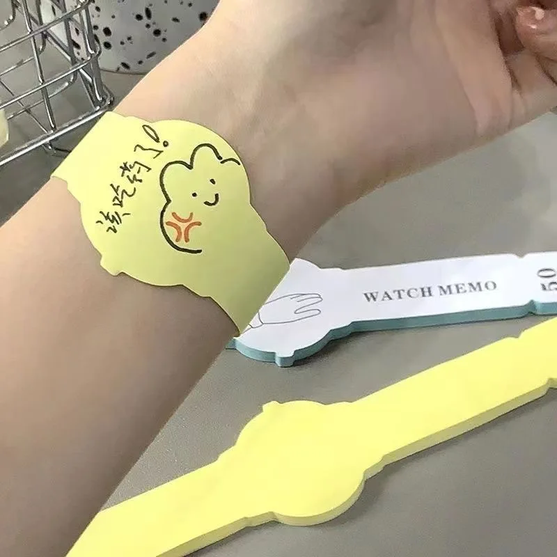 Bunyad Traders】Design Memopad Paper Note Wrist Band Wearable