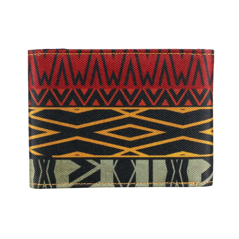 Retro printed men's wallet  Fashion Women's Card Bag   1426