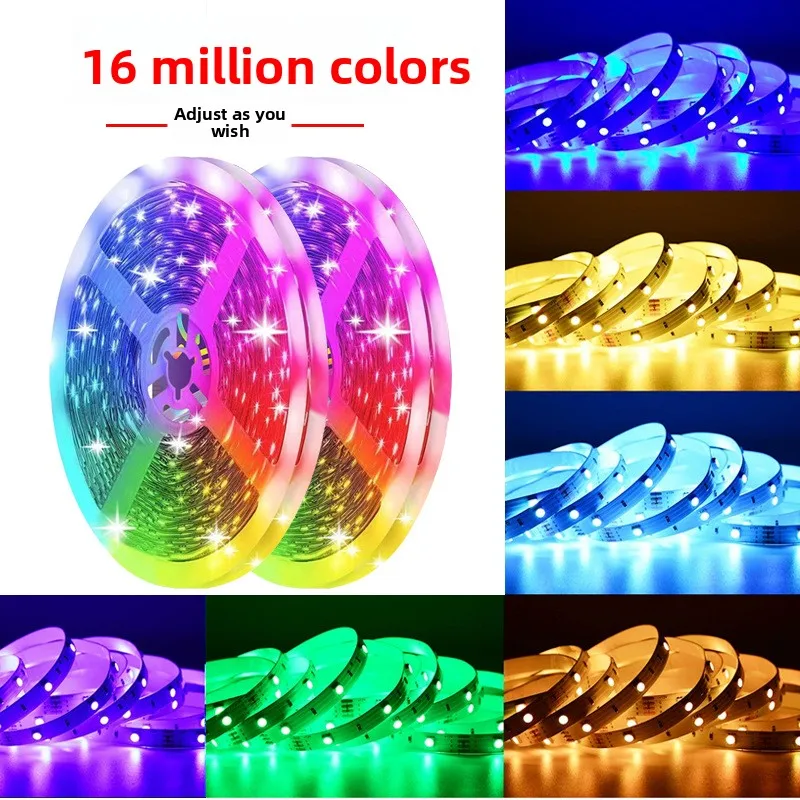 ledLight Strip Remote control color changingledLight belt set SMD 5050 rgbAmbience light Flexible Low VoltageDC12VLight Bar Adju