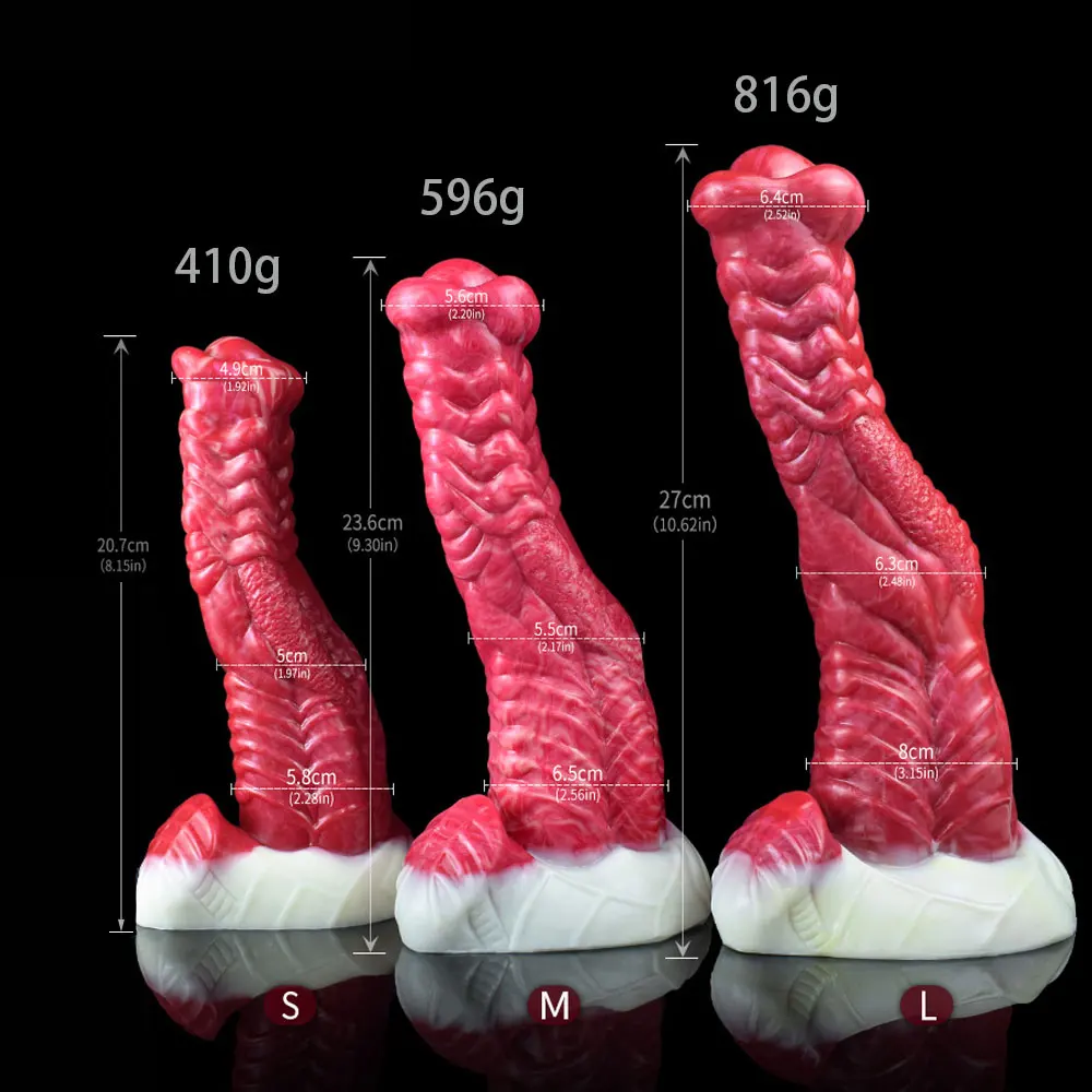 S/M/L Soft Huge Dildo Horse Dildo Sex Toys For Women Vaginal Massager With Strong Suction Cup Animal Monster Big Anal Plug Tools _