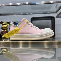 Ro Casual Shoes Women Low Top Quality Canvas Denim Summer Breathable Original Thick Sole Increases Height Men Luxury Sneakers 2