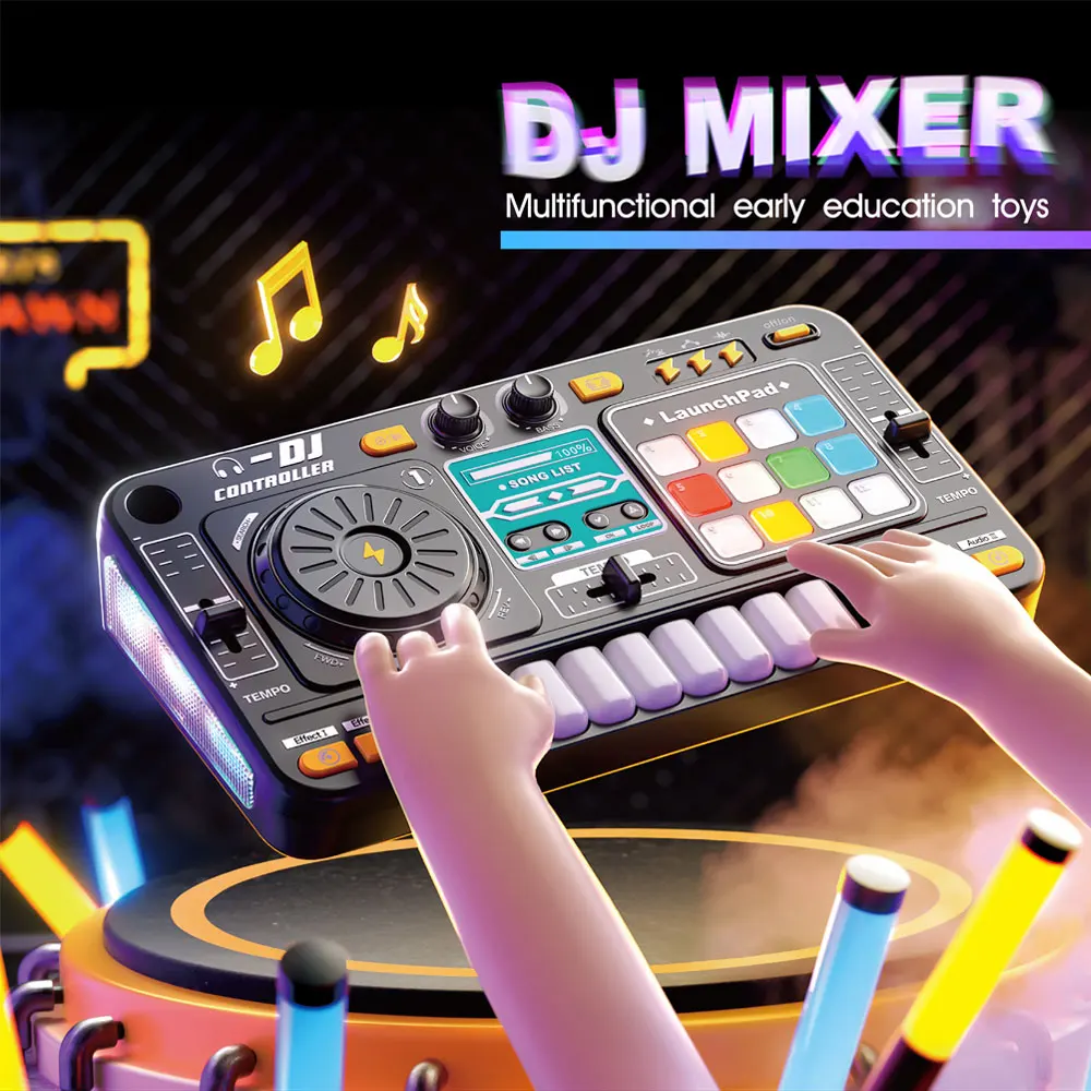 DJ Mixer 子供 Amazon.co.jp: VTech KidiStar DJミキサー ブラック : 楽器