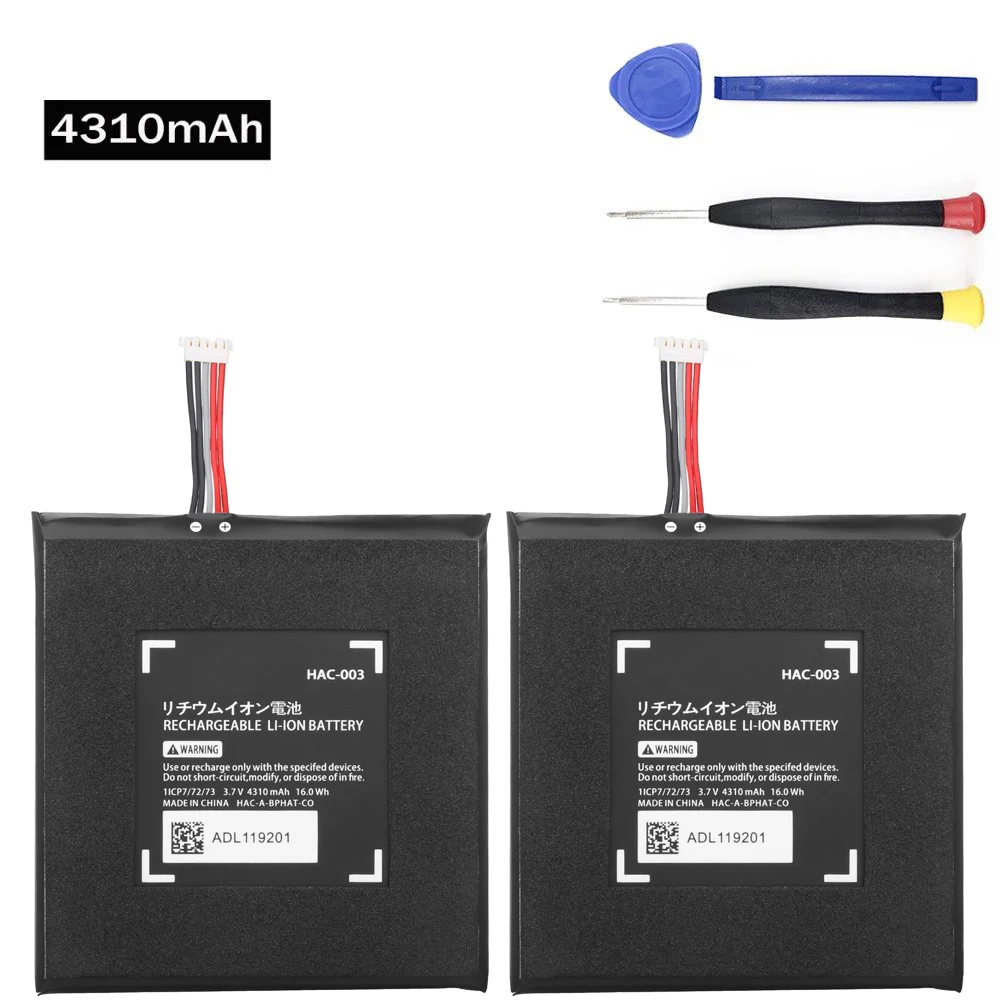 2pcs Hac 003 Battery Replacement Repair For Nintend Nitendo Switch