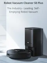  360 S8 Plus Robot Vacuum Cleaner Home Housekeeping Appliances Self Empty Station Wet Mop Planned Map APP Control 