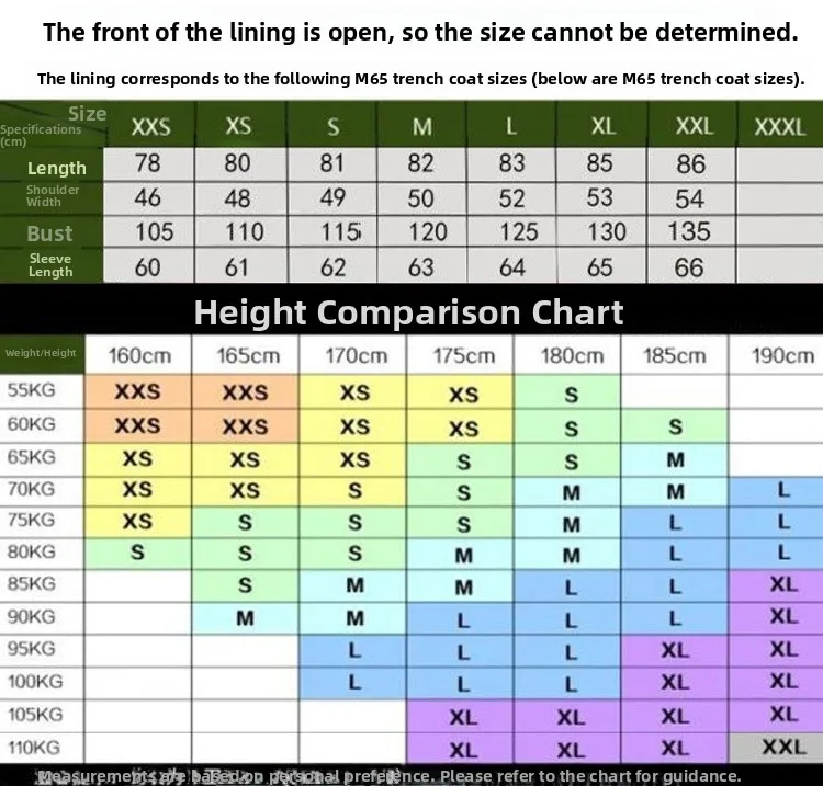 Men's Military Version M65 Jaet Inner Thermal Cotton Vest Winter Special Use Outerwear Loose Fit Long Sve round Ne