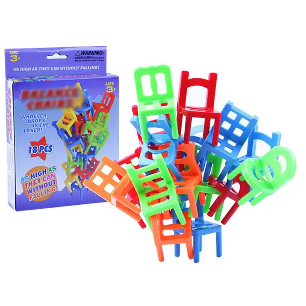 

Chair Balance Toy Balance Plaything Stacking Game Toys Playing Prop