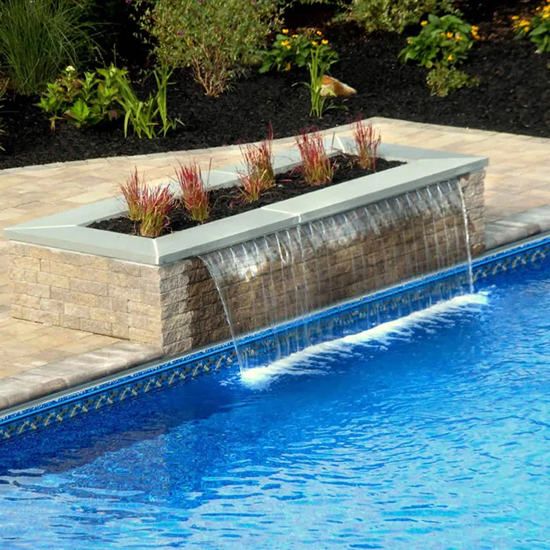 水連の庭 304 ステンレス鋼ウォーターチャンネル中庭庭築山魚の池水壁水