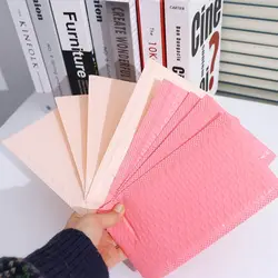 10Pcs/Set 15*11cm Rose Pink Padded Envelopes Thickened Waterproof PET Mailing Envelopes Fallproof Bubble Shipping Bags