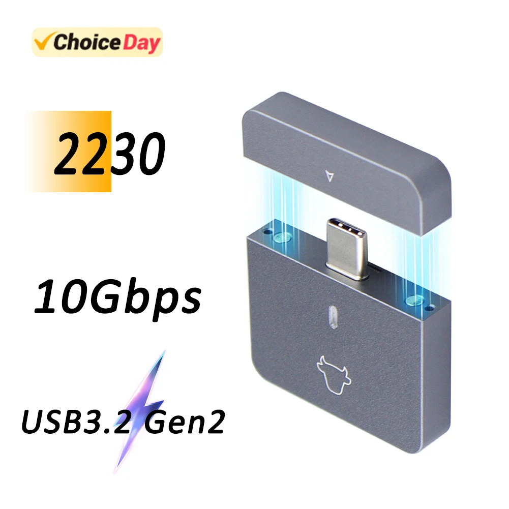 Boîtier SSD M.2 2230 Orico TC20 - USB 3.2 Gen2 10Gbps - Transparent