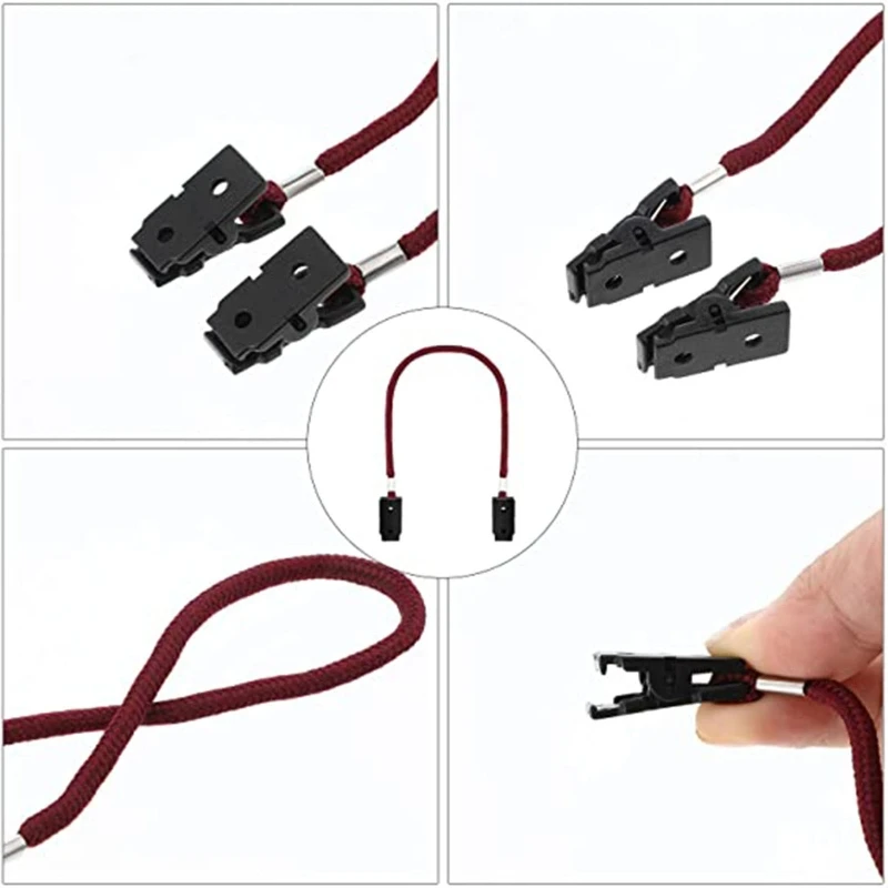 

6x Outdoor Hat Shirt Clips Windproof Coiled Cord Rope Strap Anti-lost Hat Clip Cap Retainer Fishing Cap Keeper Dropshipping