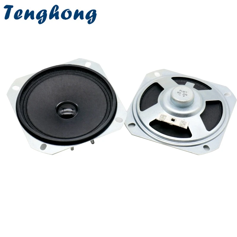 Tenghong 2pcs 3 Inch 92MM 8 Ohm 2W Full Range Audio Speaker For Toy Walkie Talkie Loudspeaker Home Theater Sound Music Ultrathin audio speaker