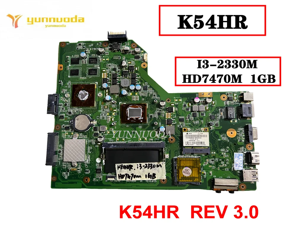 Original para Asus K54hr X54hr Portátil Placa-mãe I32330m Hd7470m 1gb K54hr Rev 3.0 Testado Bom