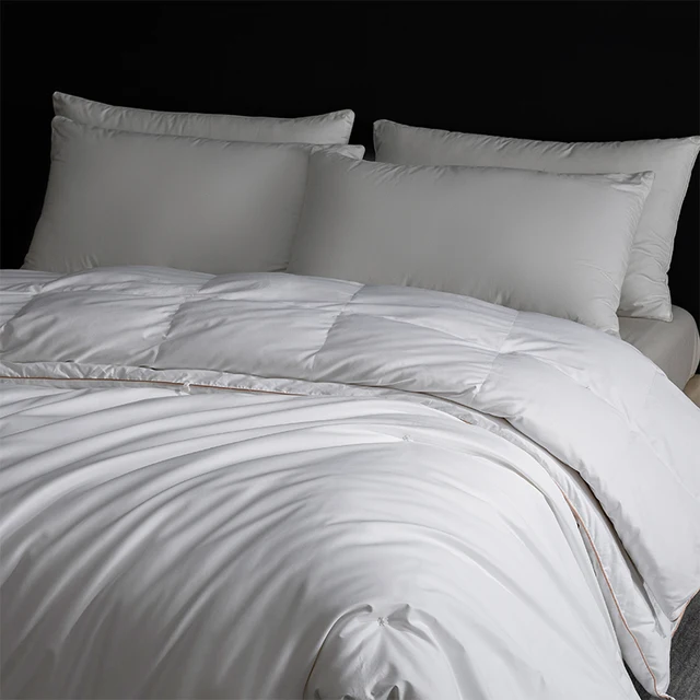 Couette en soie artisanale : remplissage en soie tirée à la main - Distribution uniforme, coque en coton respirant, Queen 1