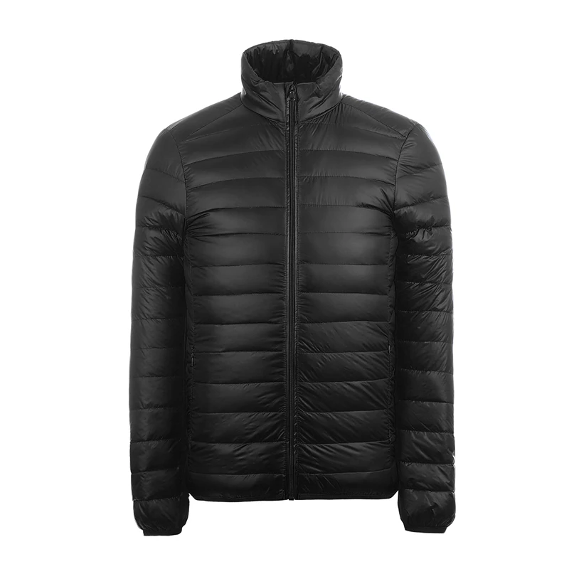Men hooded lightweight down jacket autumn and winter 90% white duck down warm fashion jacket 8 colors