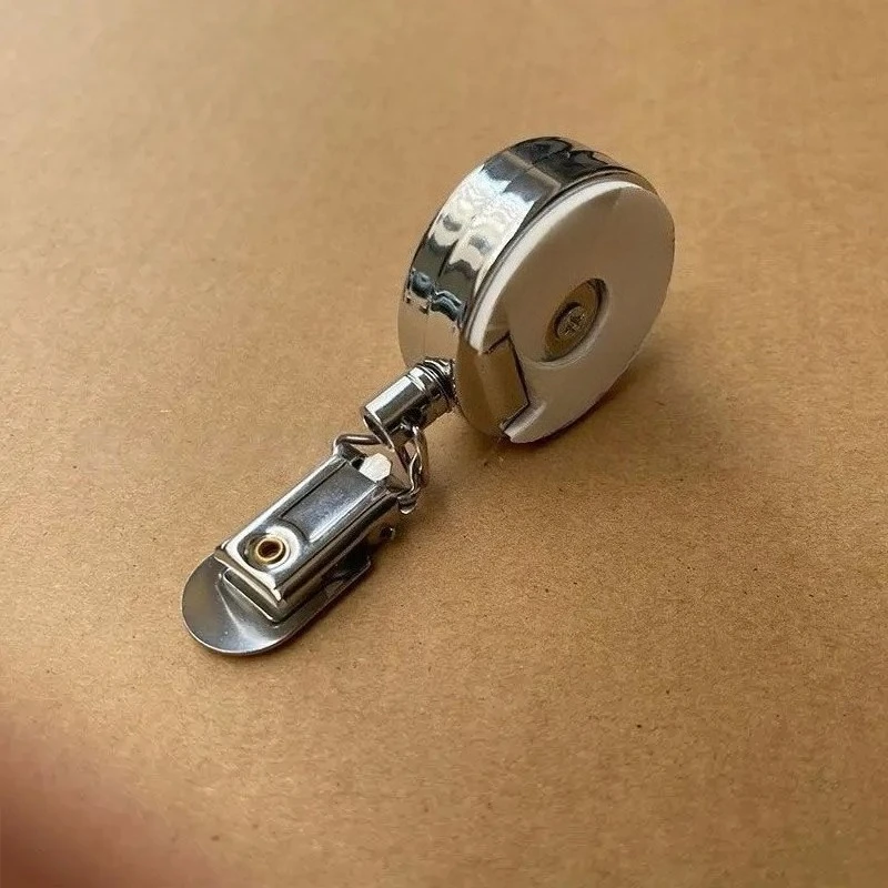 1pcs Automatic Retractable Towel Rack Self-Adhesive Wall-Mounted Hand Towel Holder Clips Bathroom Kitchen Organiser
