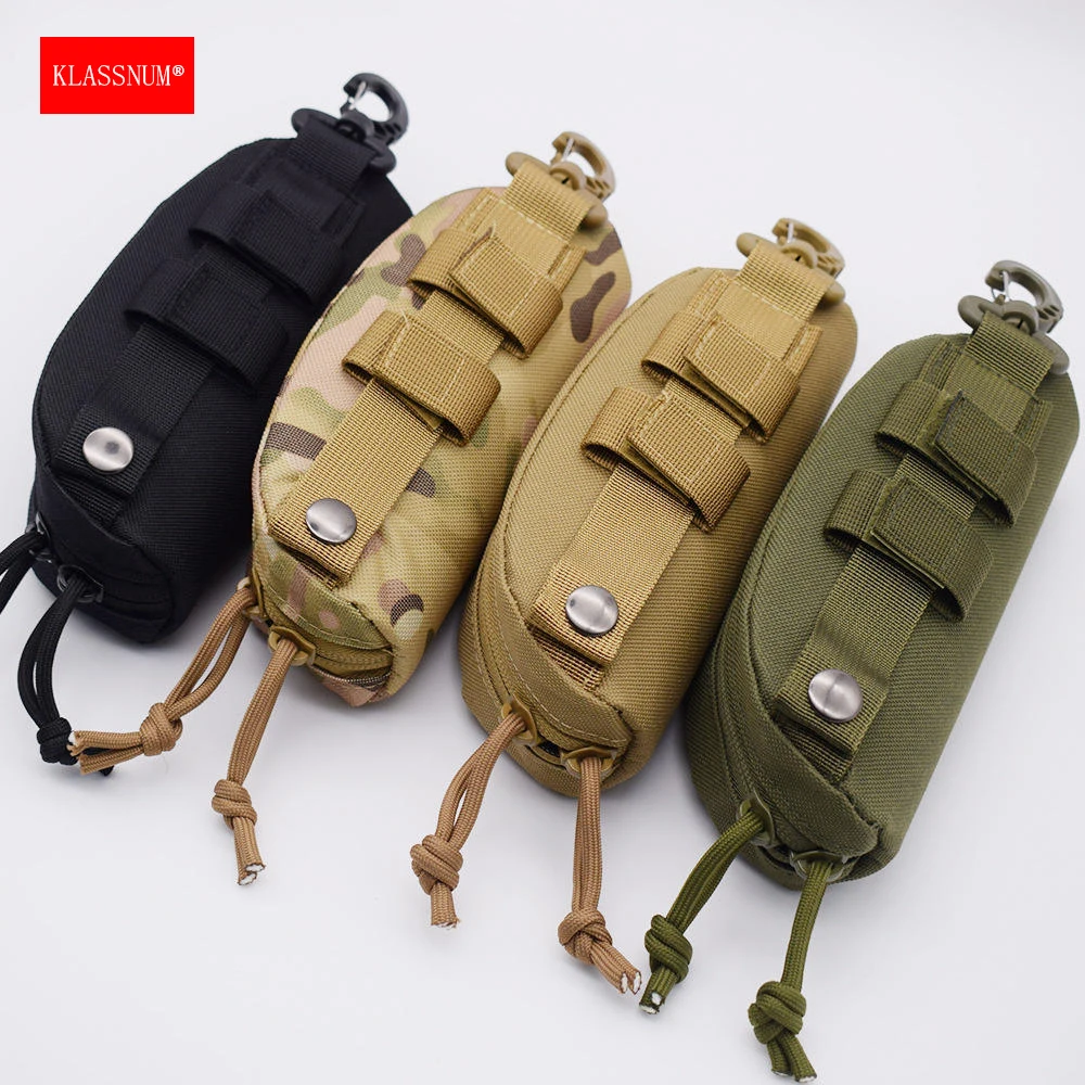 KLASSNUM Tactical Glasses Case Man Outdoor Sunglasses Pouch