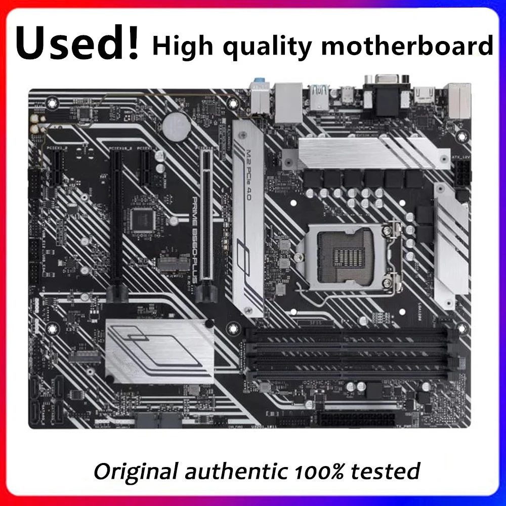 Per Prime B560-Plus Originale Usato Desktop Intel B560 128Gb Ddr4 Scheda Madre Lga 1200 I7/I5/I3 Usb3.0 Sata3