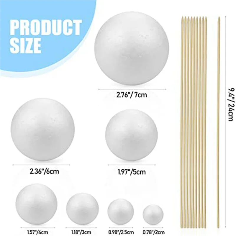 PlanetModel Crafts - Kit di progetto per sistemi solari, 14 sfere
