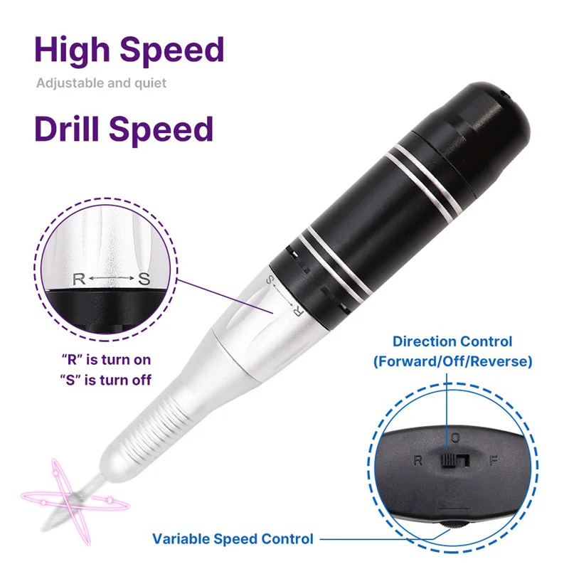USB Portable Electric Nail Grinder