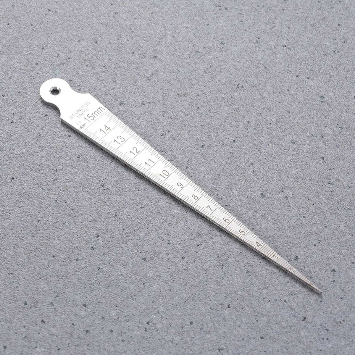 미니어처 스테인레스 스틸 테이퍼 게이지 1mm 2mm 3mm 최대 15mm 용접 검사 및 내경 측정을 위한 정확한 표시