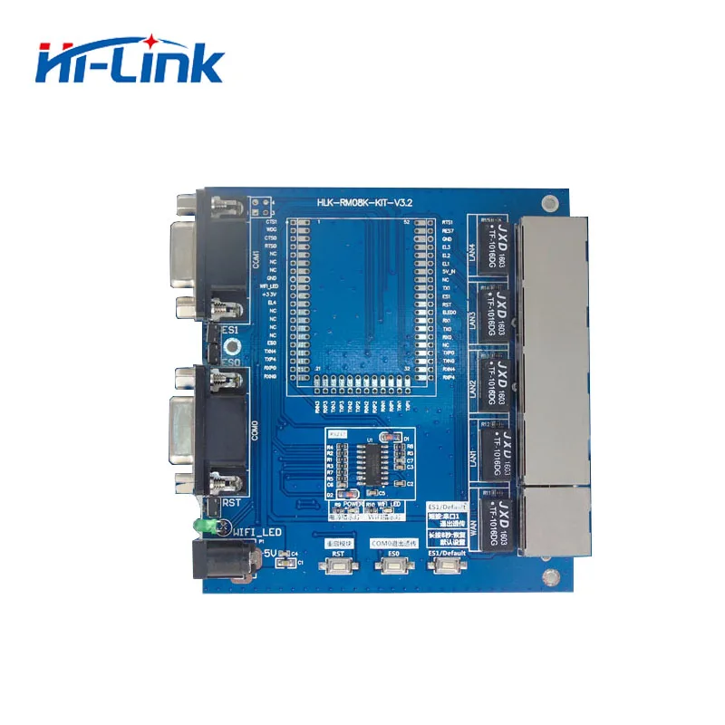 HLK-RM08S 울트라 스몰 사이즈 지능형 버스 네트워크 와이파이 무선 모듈 키트, 개발 보드 포함, MT7688KN, MT7628KN, 150Mbps