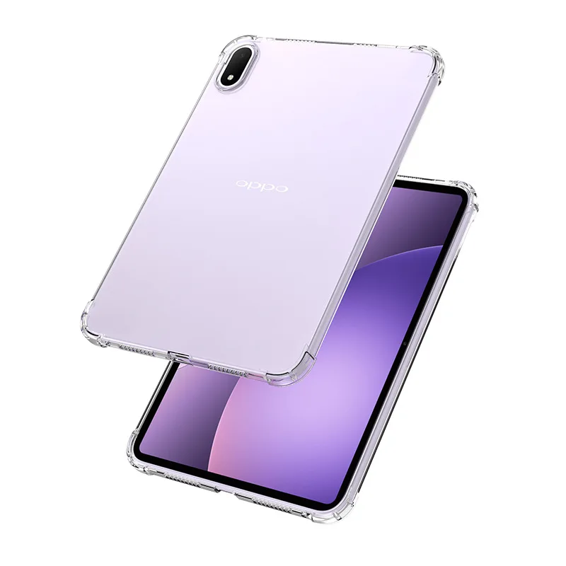 Sleek Transparent Shockproof Tablet Protector Case - Slim Design with Airbag Cushioning