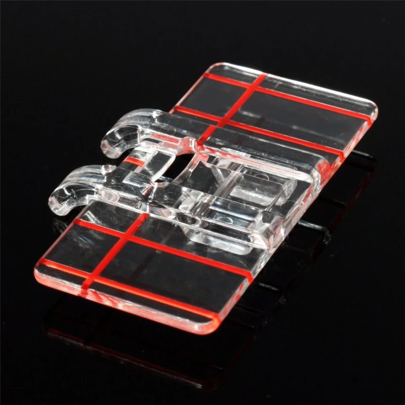 Description Picture 6 of itemPlastic Clear Parallel Stitch tool Foot Presser Border Guide Foot Domestic Sewing Machine accessories for Brother/Singer/Janome