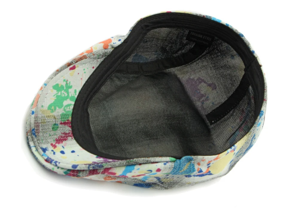 HT4693 Herren-Baskenmützen Damen Vintage Künstler-Malermütze Unisex Graffiti Ivy Flatcap Neue Stylische Frühling-Herbst Baskenmütze – Detail 9