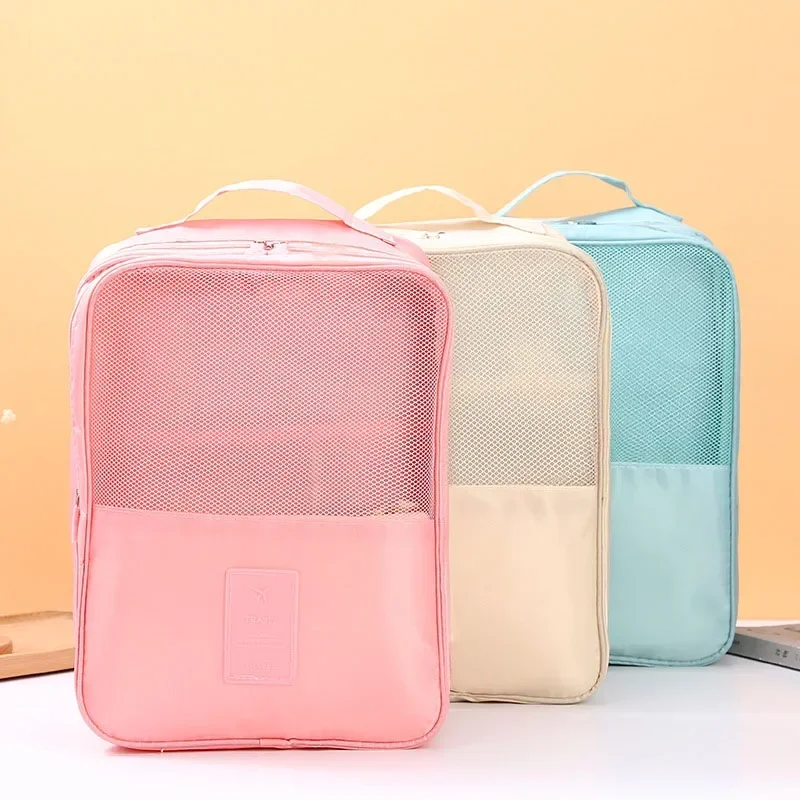 Shoe storage bag 3 layers Portable Travel Shoe Bag Multifunction Toiletries Sundries Underwear Clothes Bags Shoe Organizer Storage Accessories