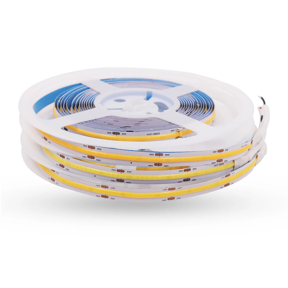 DC 12V 24V COB Strip 320Leds/M White/Pink /Yellow /Ice Blue S6ca7709f610e467485b69214881dca77n